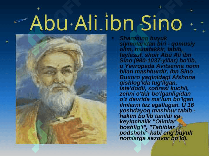 Abu Ali Ibn Sinoning  taʼlimiy qarashlari 2
