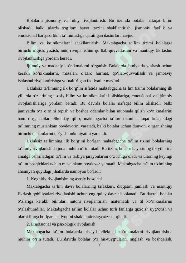 MTT yillik ish rejasining mohiyati 7
