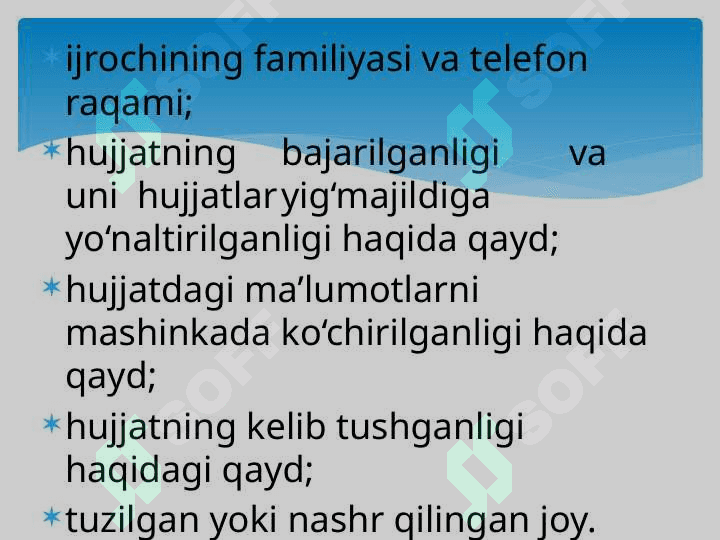 Ish yuritishni tashkil etish va uning texnologiyasi 8