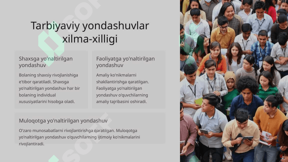 TARBIYA TIZIMIGA PEDAGOGIK YONDASHUV 4