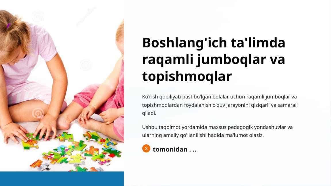 Boshlang'ich ta'limda raqamli jumboqlar va topishmoqlar 1