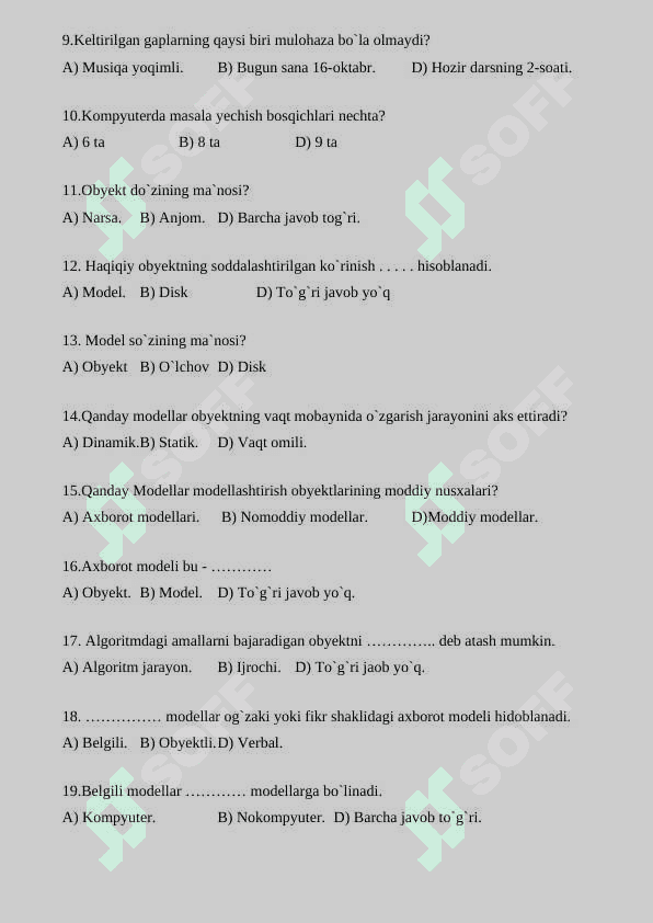 NAZORAT ISHLARI DAFTARI 9-sinf 3