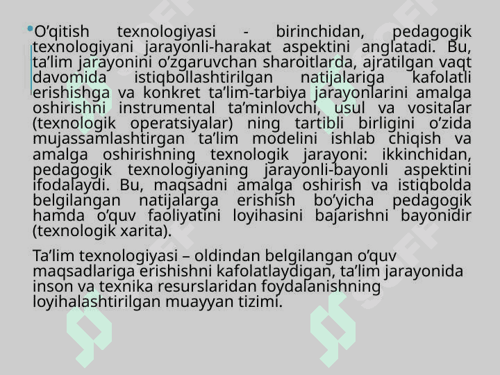 Ta’lim texnalogiyasining tuzilishini tushuntirish 4