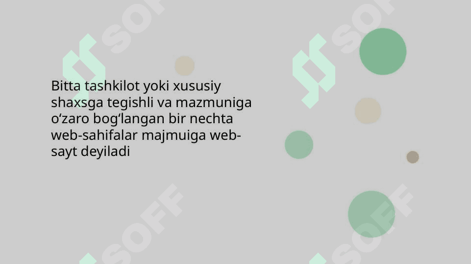 sayt haqida tushuncha. Web-sahifa yaratish va tahrirlash. 4
