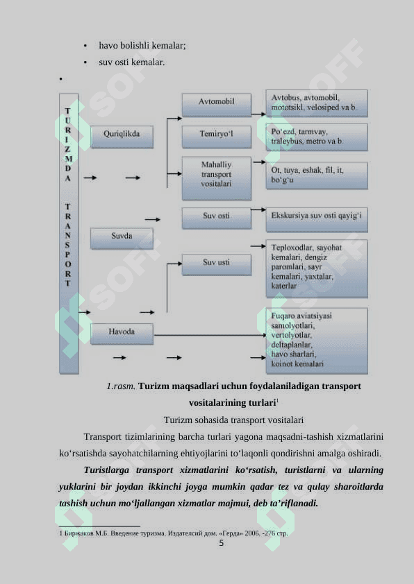 Turizmda transport xizmatlari 5