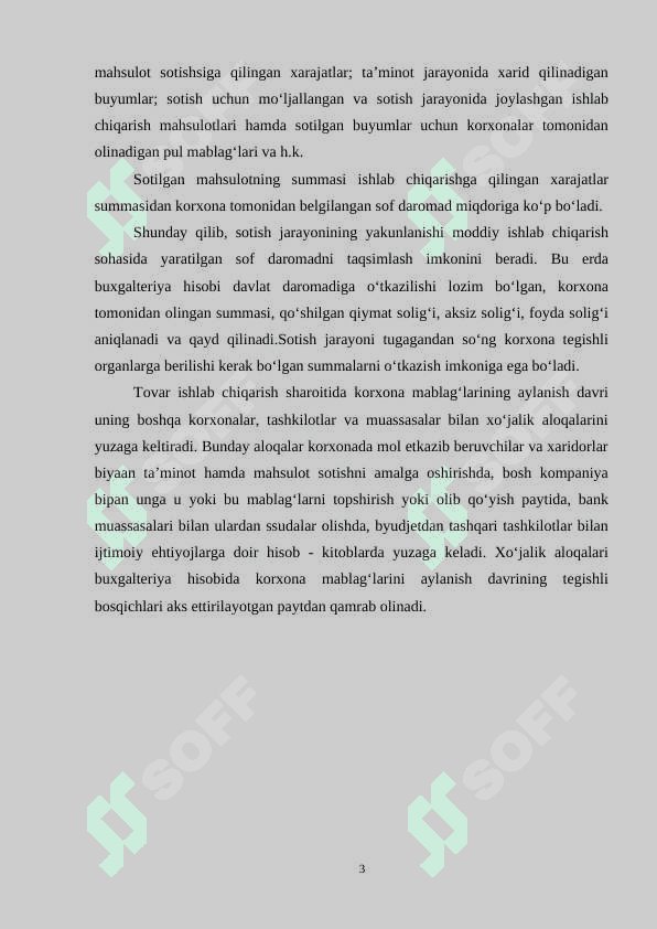 XO'JALIK JARAYONLARI VA XO'JALIK MUOMMOLARI TO'G'RISIDA TUSHUNCHA 3