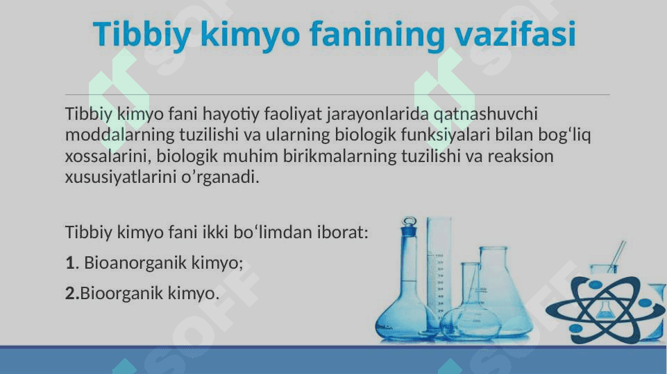 Tibbiy kimyoga kirish. Kimyo va atrof muhit. Biogen elementlar. Eritmalar. Moddalar eruvchanligi 7