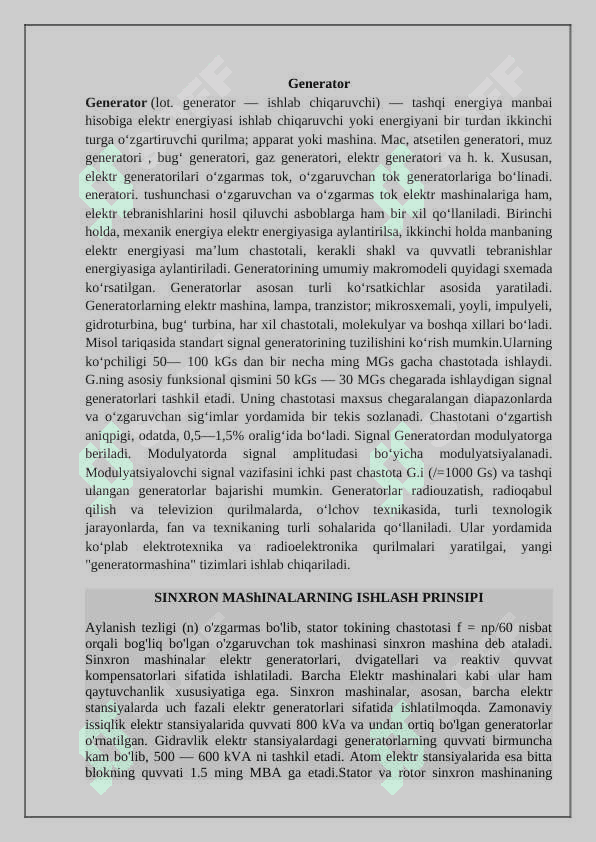 Uch fazali asinxron dvigatelli yuritmalar 2