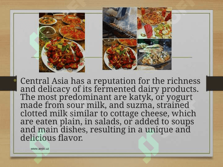 Traditional food of Uzbekistan. 4