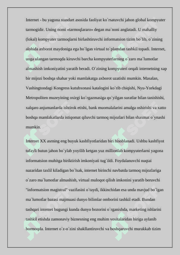 Web texnologiyalari yordamida qidiruv tizimidan olingan ma’lumotlami Web sahifa sifatida tayyorlash 2