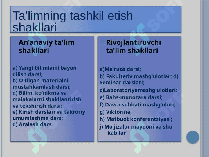 An’anaviy, rivojlantiruvchi va inovatsion ta’lim 2