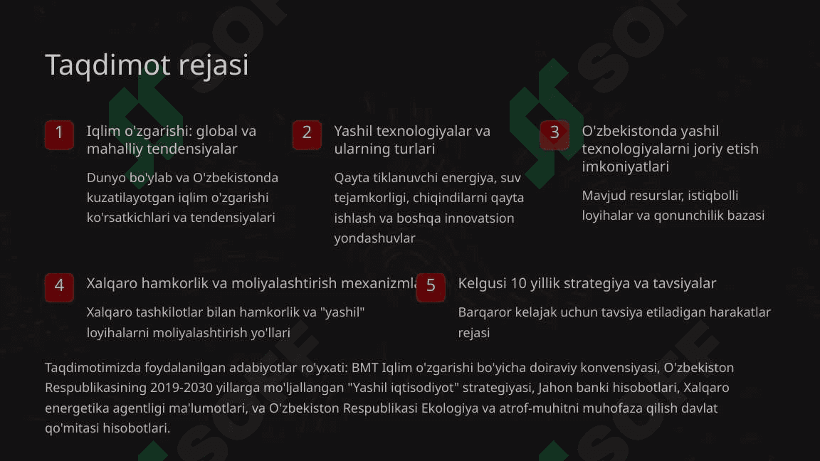 Iqlim o'zgarishi va yashil texnologiyalar: Ekologik muammolarni zamonaviy yondashuv bilan hal qilish 2