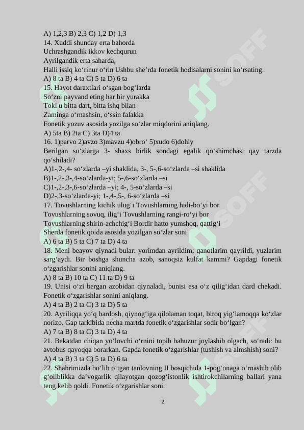 Tovushlar o‘zgarishi 2