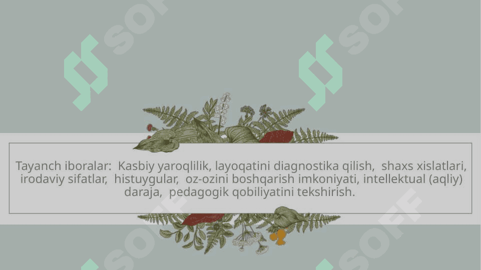 TTa’lim muassasasi psixologining psixologik diagnostika faoliyati. 3