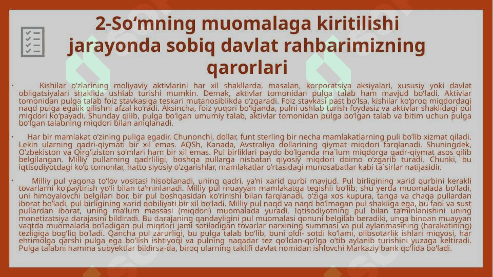 O’zbekistonda milliy valyutaning muomalaga kiritilishi.pptx 6