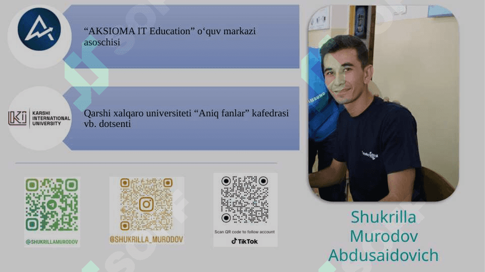 Iqtisodiy masalalarni yechishda bulutli texnologiyalardan foydalanish xususiyatlari. Blokcheyn texnologiyasi va undan iqtisodiyot sohalarida foydalanish imkoniyatlari. Iqtisodiyotning turli tarmoqlarida sun’iy intellekt texnologiyalaridan foydalanish imkoniyatlari. Elektron biznes va mobil-tijorat. Axborot xavfsizligini ta’minlash usullari 3