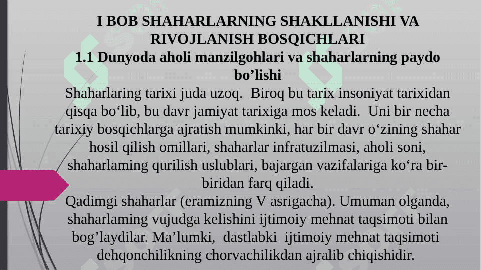 DUNYOVIY SHAHARLAR, YIRIK AGLOMERATSIYALAR, MEGAPOLISLAR. 6