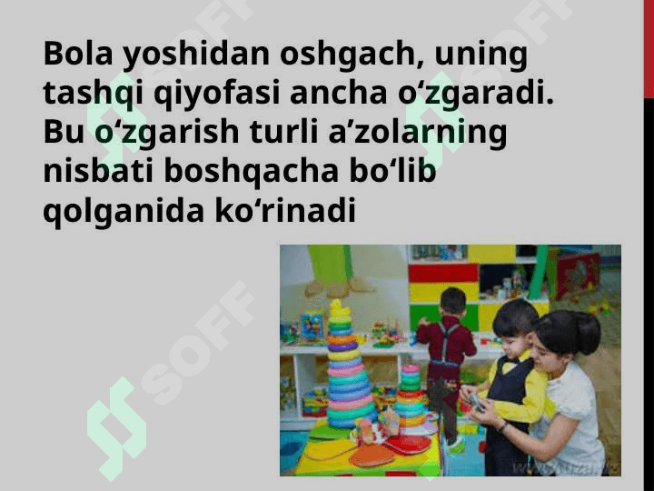Ilk bolalik davrida jismoniy  va jiziologik rivojlanish 8