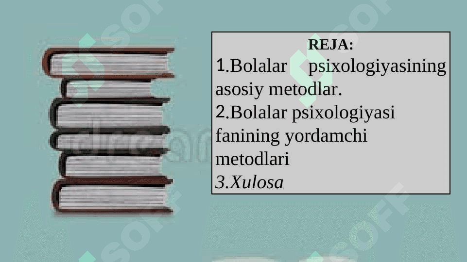 Bolalar psixologiyasining  tadqiqot metodlari 2