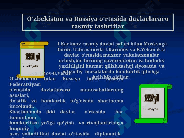 O'zbekistonning Xorijiy davlatlar bilan aloqalari 4