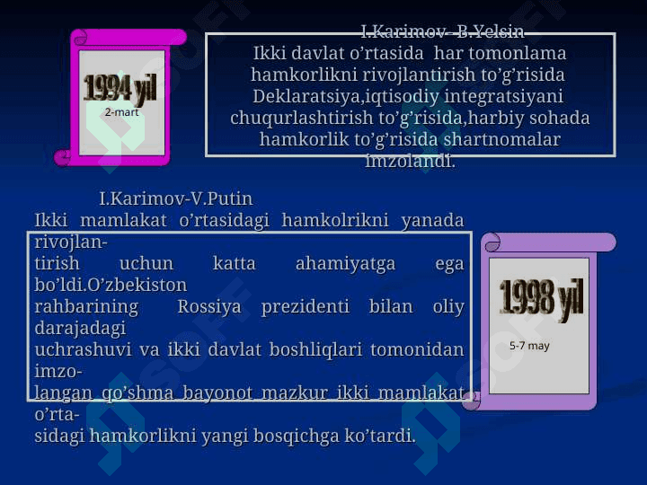 O'zbekistonning Xorijiy davlatlar bilan aloqalari 5