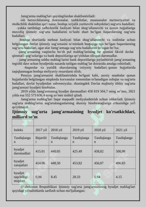 Jamg'arma va uning hajmiga ta'sir etuvchi omillar. 7