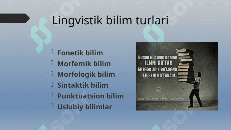 Lingvistik bilimni kontekstda berish 3