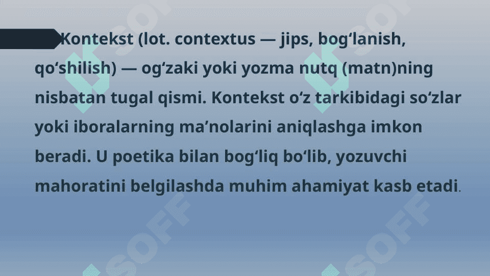 Lingvistik bilimni kontekstda berish 4