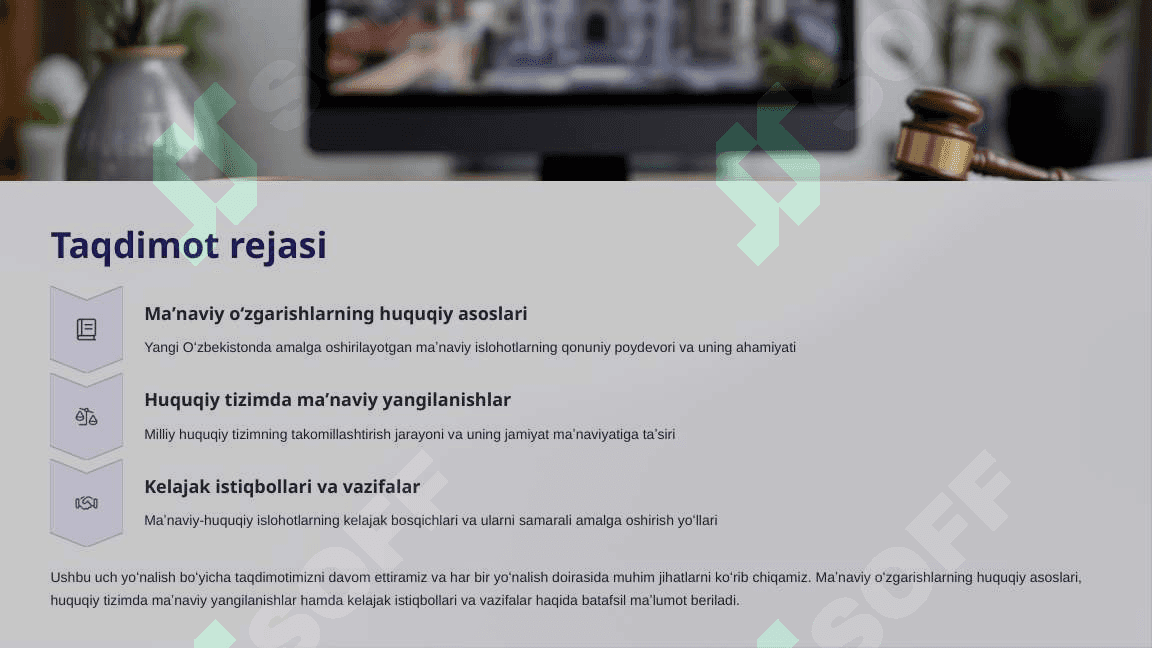 Yangi O'zbekistonda amalga oshirilayotgan maʼnaviy oʻzgarishlar 2