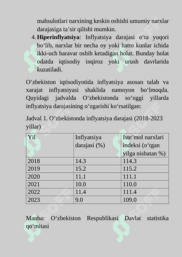Inflyatsiyaning ijtimoiy-iqtisodiy oqibatlari 7
