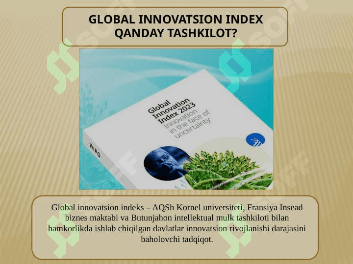 Global innovatsion indeks 2