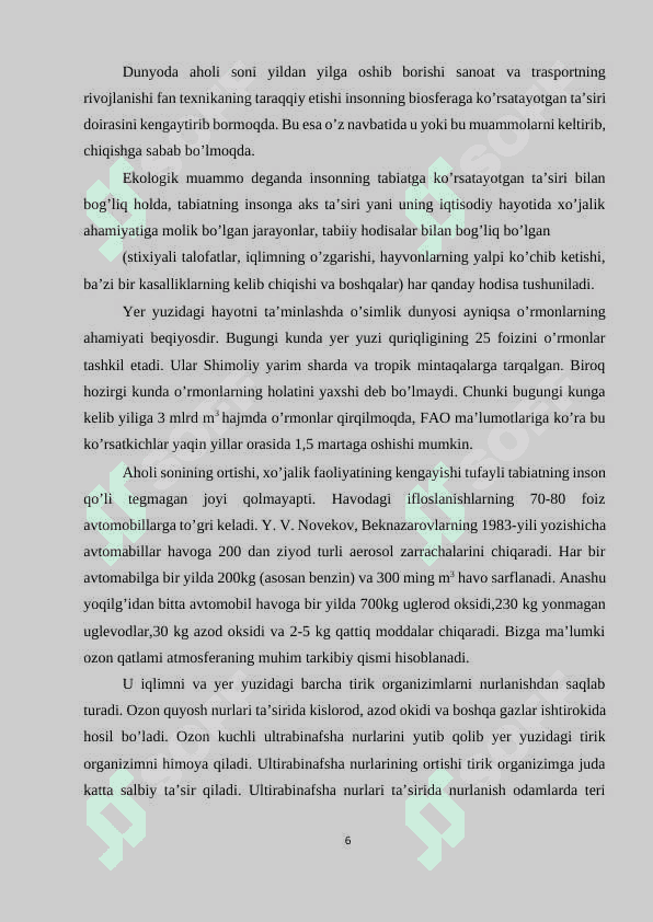 Koreya Respublikasida ekologik muammolar va ularni bartaraf etishning iqtisodiy yo’llari 6