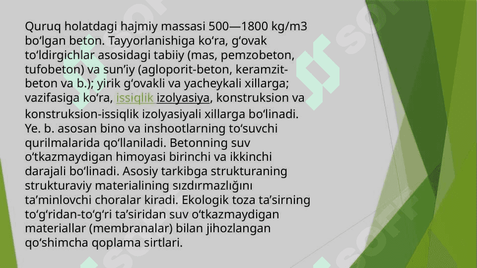 Qurilish mashinalari, Qurilish materiallari va buyumlari 3