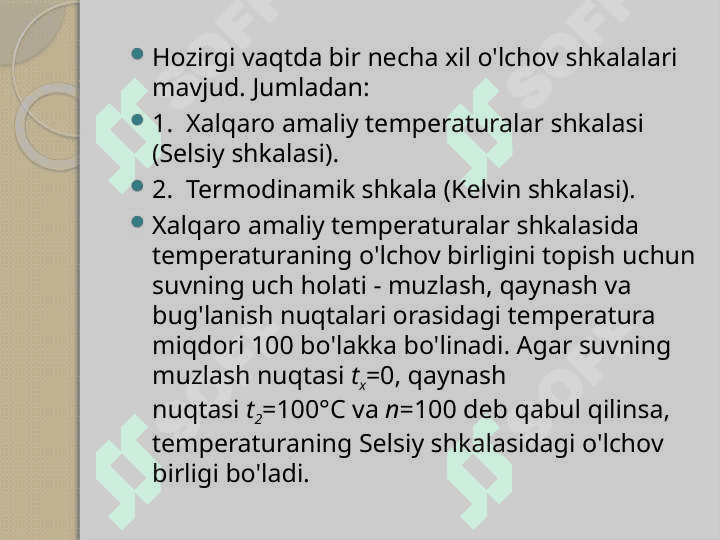 Arxitektura-qurilish sohasida temperaturani o’lchash vositalarining o’rni 5