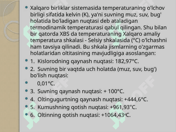Arxitektura-qurilish sohasida temperaturani o’lchash vositalarining o’rni 8