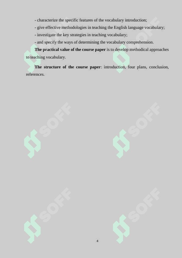 FACTORS INFLUENCING VOCABULARY LEARNING EFFICIENCY OF LANGUAGE LEARNERS 4