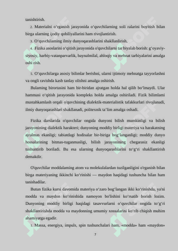 FIZIKA DARSLARIDA O‘QUVCHILARNING IJTIMOIY BILIMINI TAKOMILLASHTIRISH 7