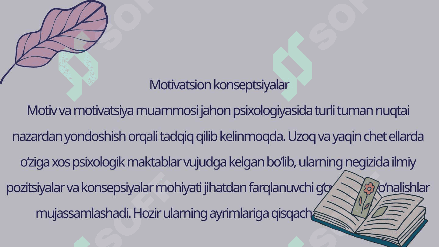 Motiv  va Motivatsiya 3