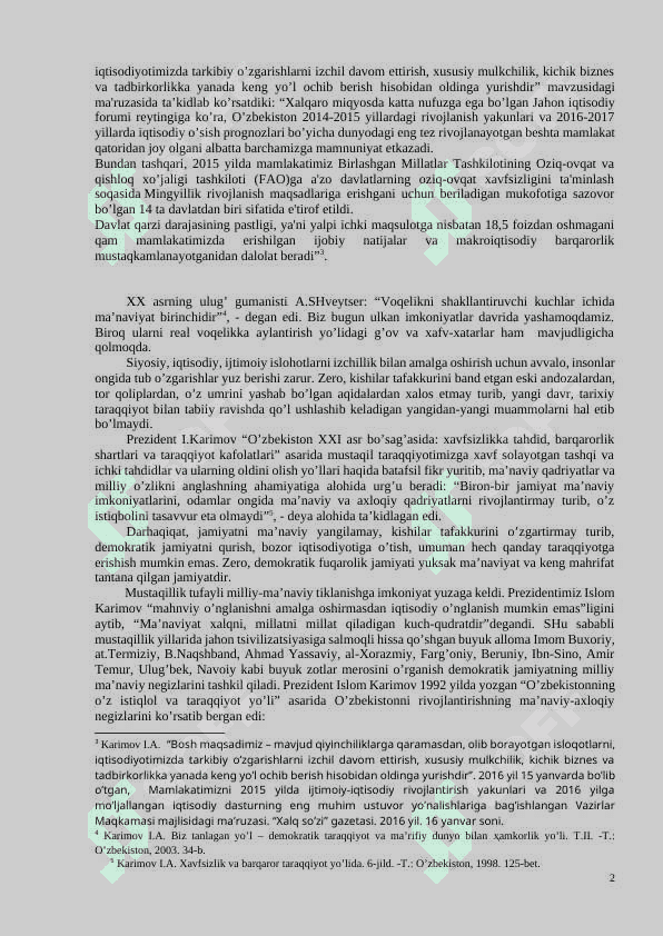MILLIY-MA’NAVIY NEGIZLARGA TAYaNISH – DEMOKRATIK JAMIYaT QURISHNING ZARURIY SHARTI 2