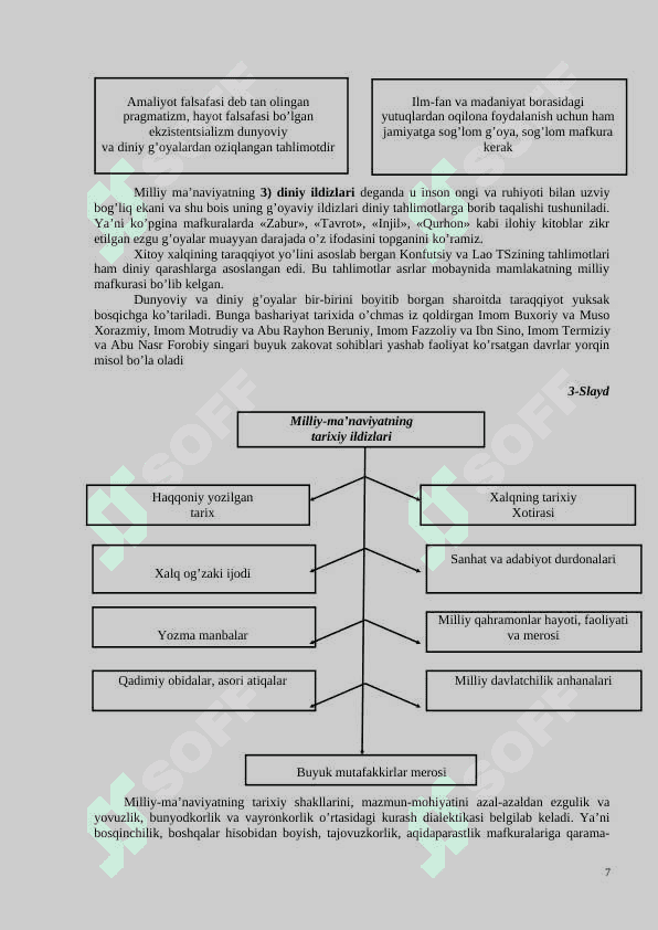 MILLIY-MA’NAVIY NEGIZLARGA TAYaNISH – DEMOKRATIK JAMIYaT QURISHNING ZARURIY SHARTI 7