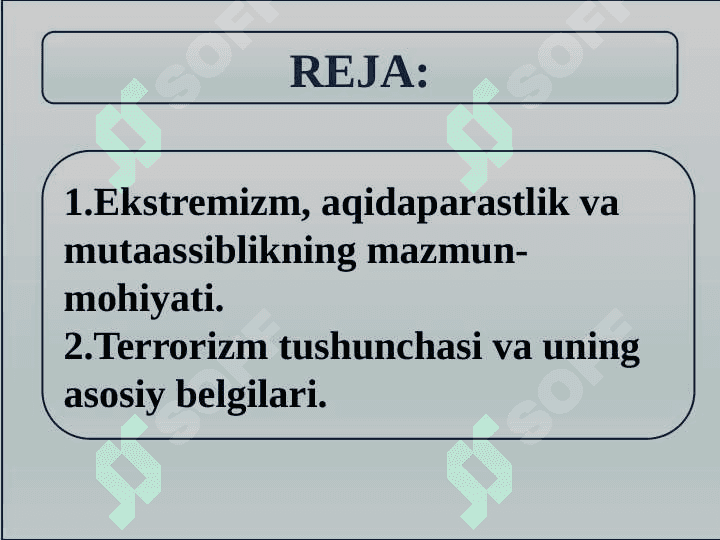 Diniy fundamentalizm, radikalizm va terrorizmning tarixi va yo`nalishlari - Диний_экстремизм_ва_терроризм_қарши_кураш_стратегияси 2