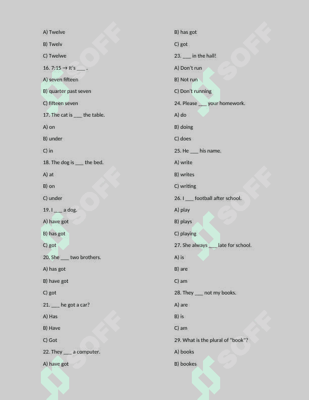 Round up starter kitobidan 40 ta test 2