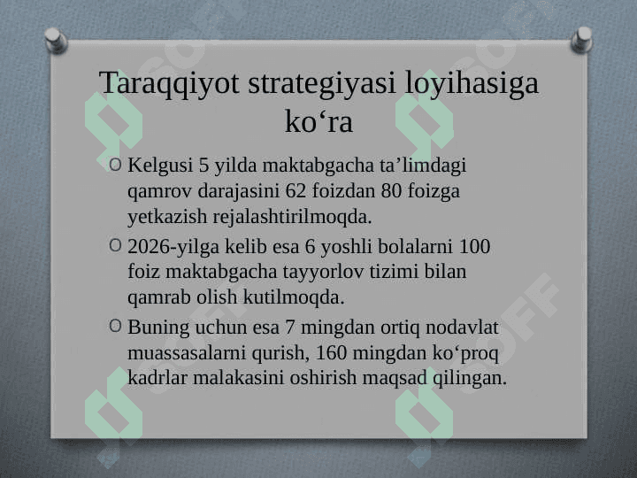 Maktabgacha ta'limda qamrov darajasini oshirish 3