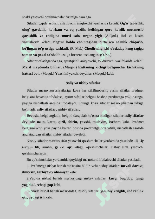 Tillarda modal shakllarning yasalishi 5