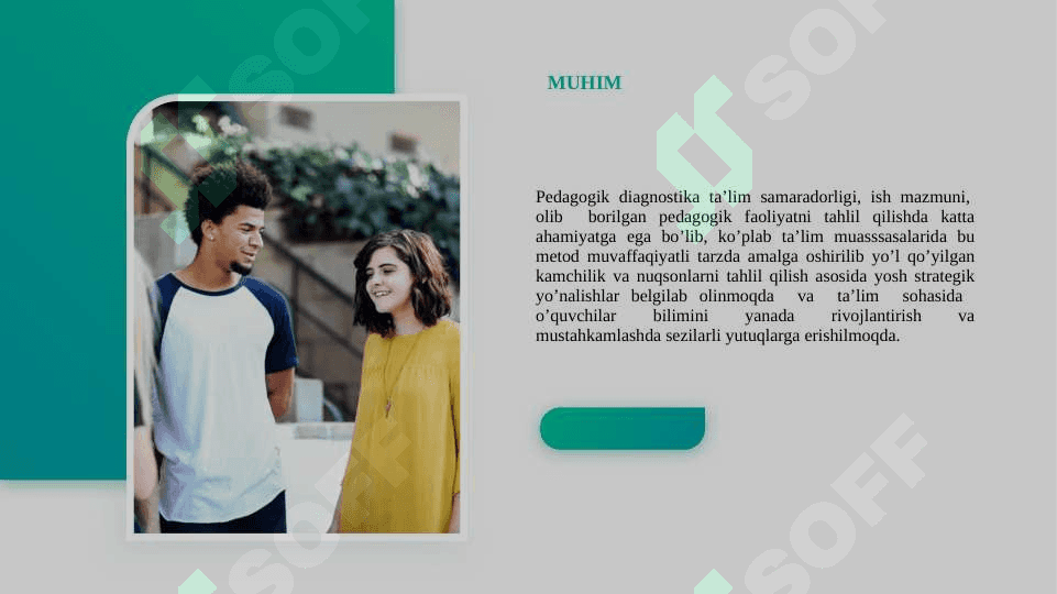 Pedagogik diagnostikada samarali qo'llaniladigan metodlar 7
