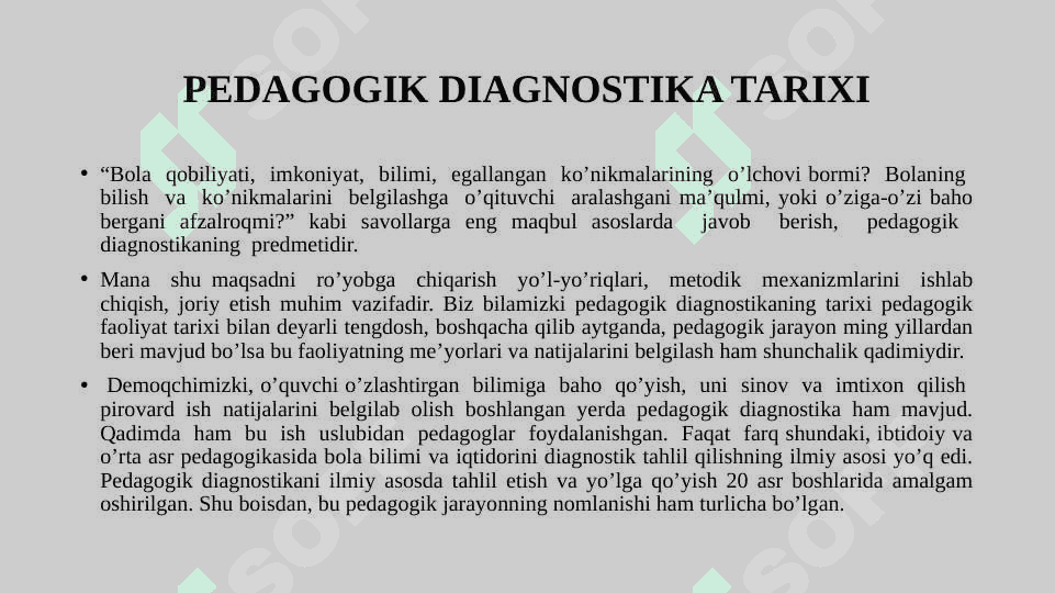 Pedagogik diagnostikada samarali qo'llaniladigan metodlar 8