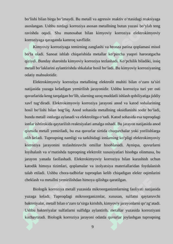 Yer osti quvurlarni qurulmalar guruhi yordamida himoyasini loyihalash 8