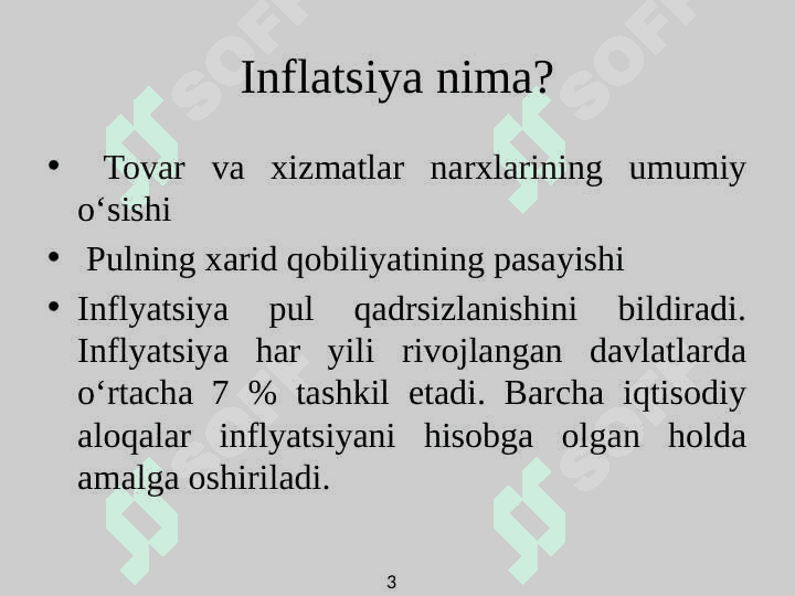 Inflatsiya va uning milliy iqtisodiyotga ta'siri 4