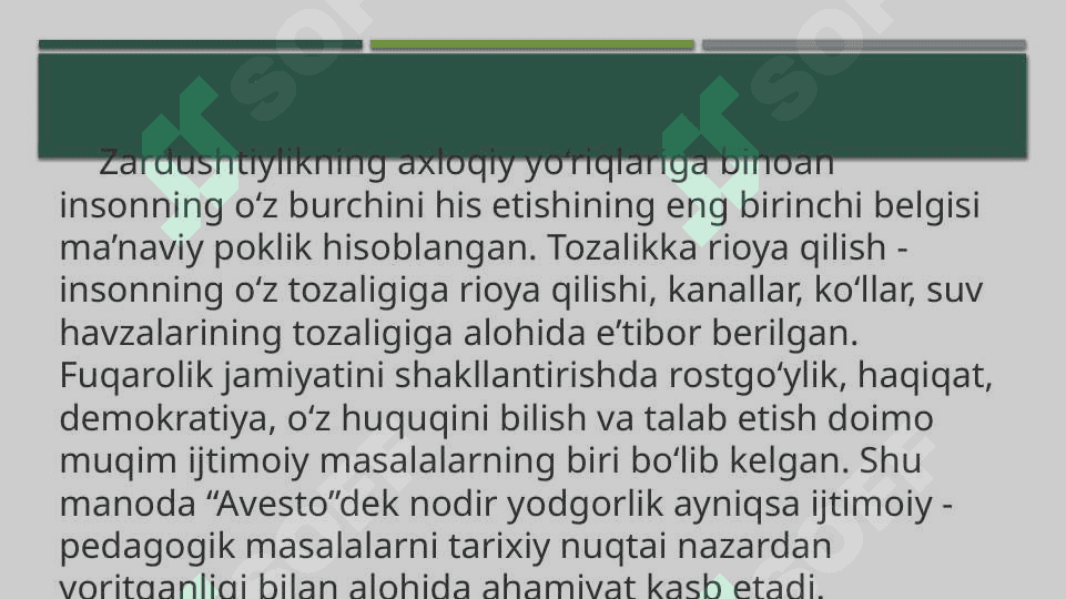 O‘zbek xalq pedagogikasi va islom ta’limotida ijtimoiy-pedagogik g‘oyalar 7