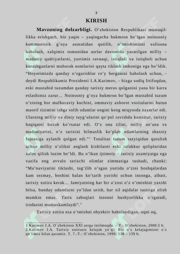 XX – asrning 50 – 80 – yillarda O’zbekistonda madaniy hayot 2